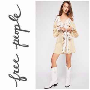 Free People Wonderland Print Dress
